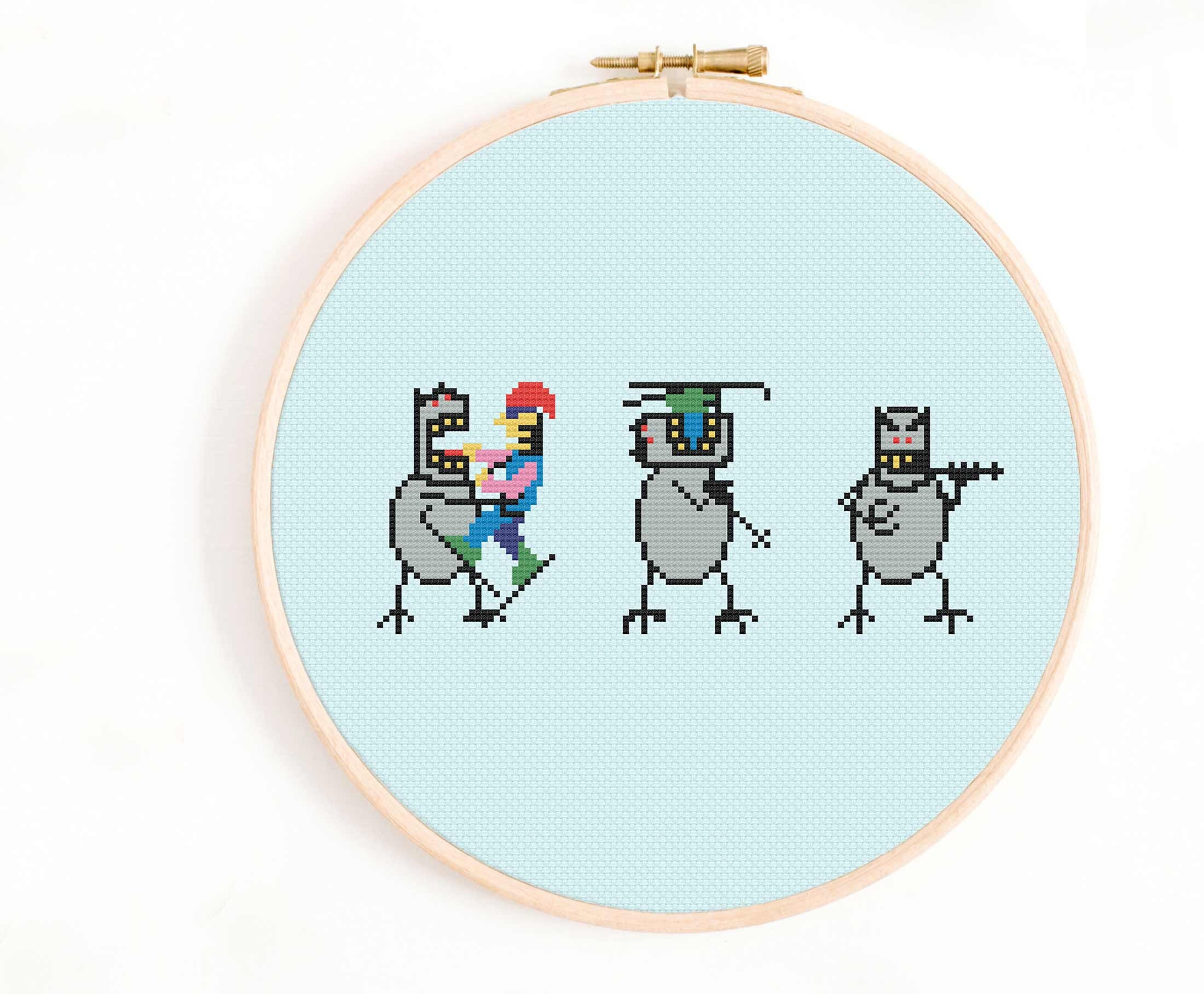 Beginner Cross Stitch Kit, Alive AHAHA Fuck, Funny Cross Stitch