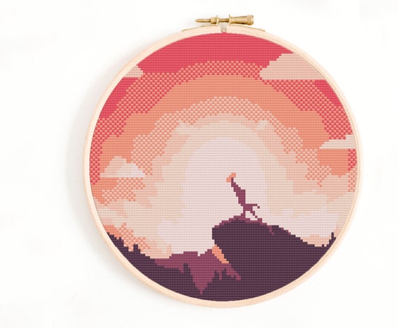 Lion King Cross Stitch Chart//Pattern//Design//XStitch