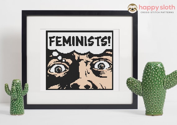Funny Feminist Cross Stitch Pattern: Sarcastic Embroidery (Digital Download)