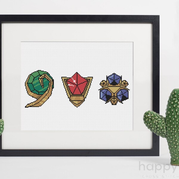 Spiritual Stones Cross Stitch Pattern