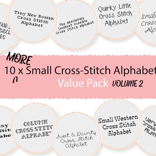 Cross Stitch Pattern Alphabet Cross Stitch Monogram Etsy