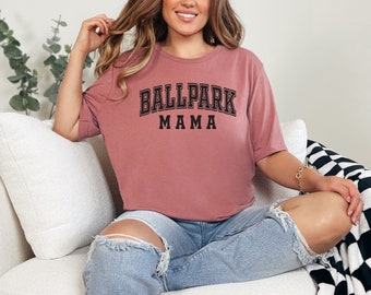 Ballpark Mama | Bella Canvas Tee | Baseball | Softball | Baseball Tee | Softball Tee | Ballgame