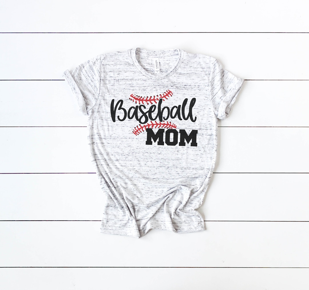 Baseball Mom Shirt Baseball Seams Tshirt Baseball Mom Etsy