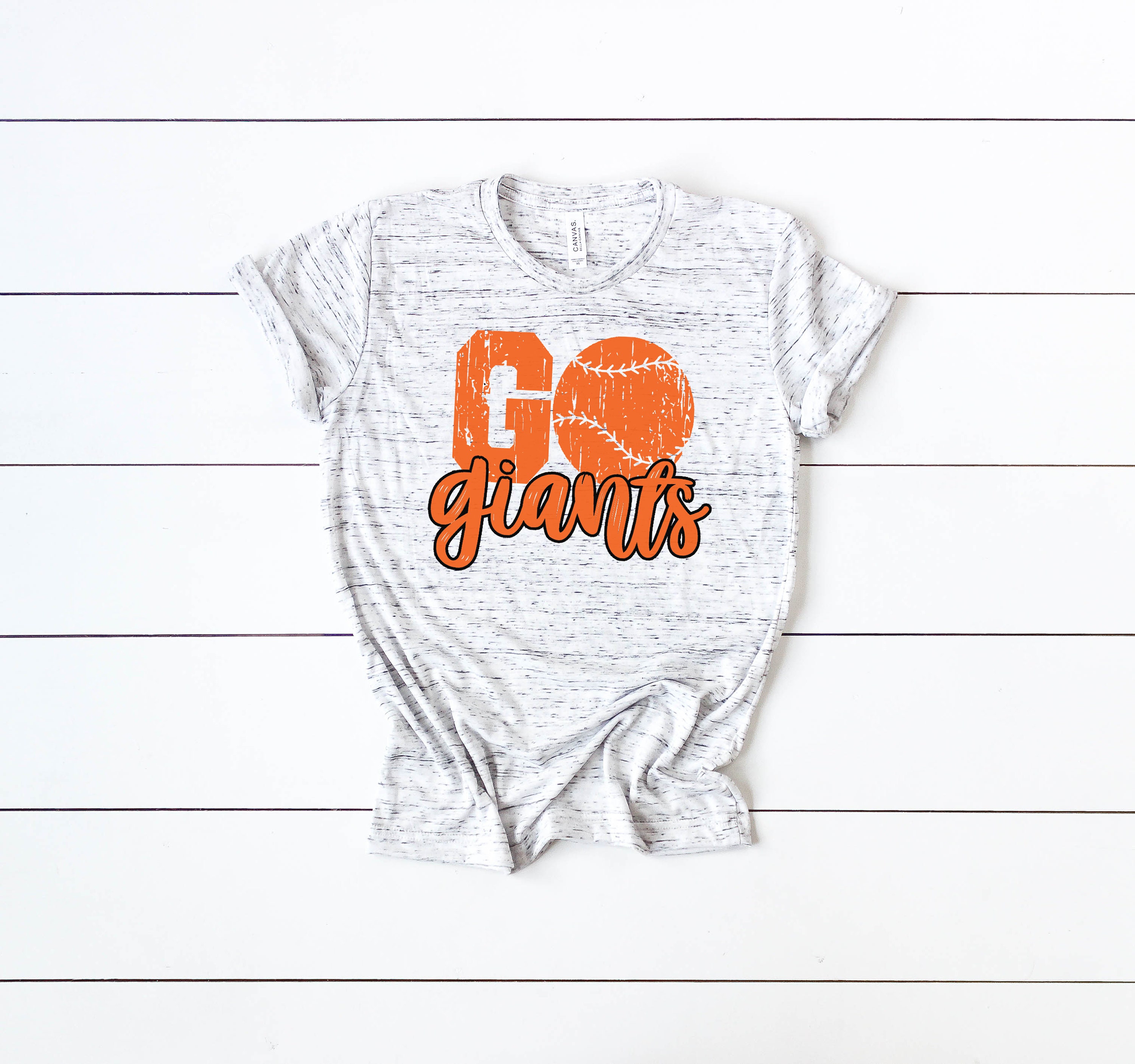 JCoApparel Personalize Your Team Name | Giants Baseball Shirt | Distressed Go Baseball Shirt | Personalized Baseball Shirt | Customized Team Shirt