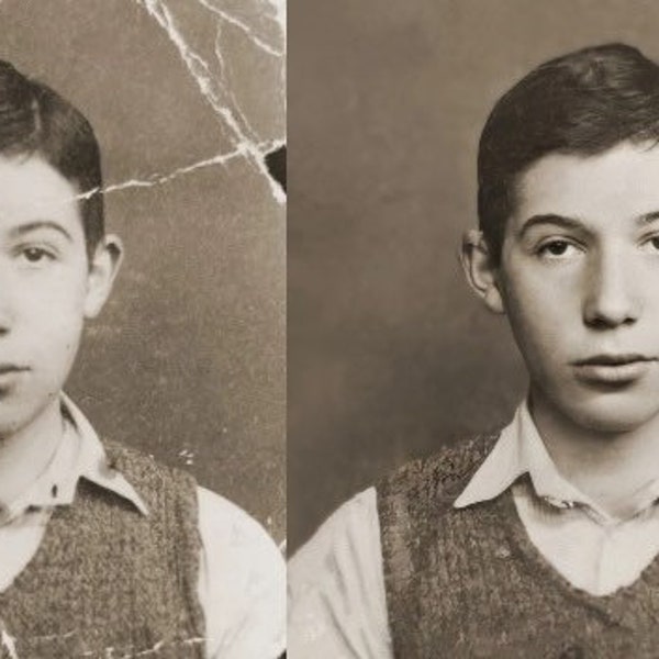 Image Restoration Service | Restore old photos, enhance images, repair torn and scratched vintage photos
