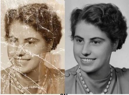 Advanced Image Restoration Service | Restore old photos, enhance images, repair torn and scratched vintage photos