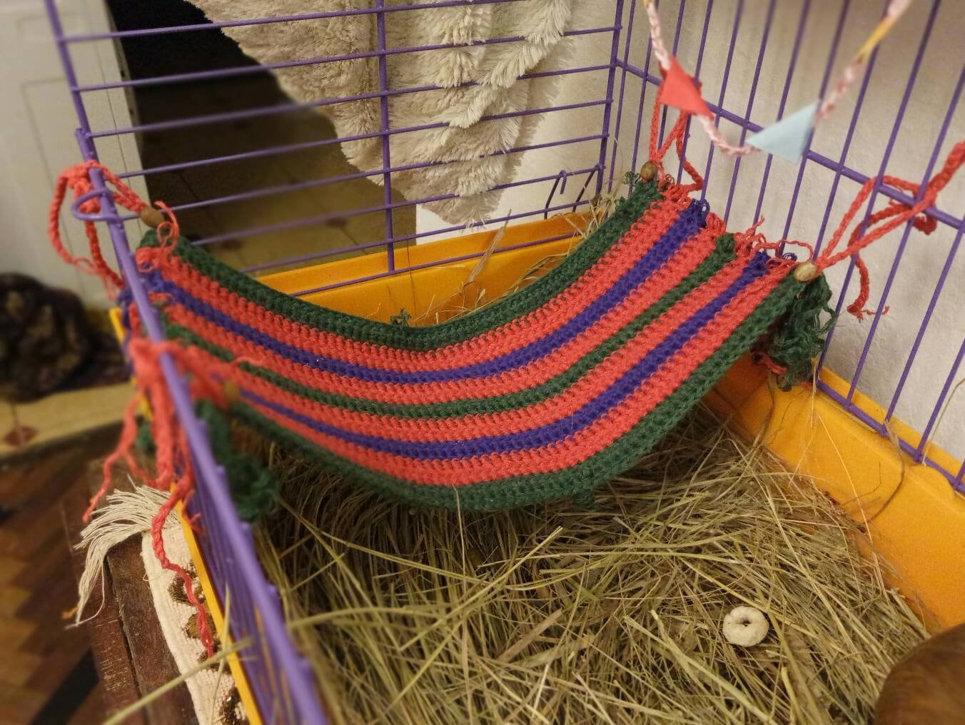 Guinea Pig Hammock for Rodent Accessories for Cage Guinea Pig Etsy Sweden