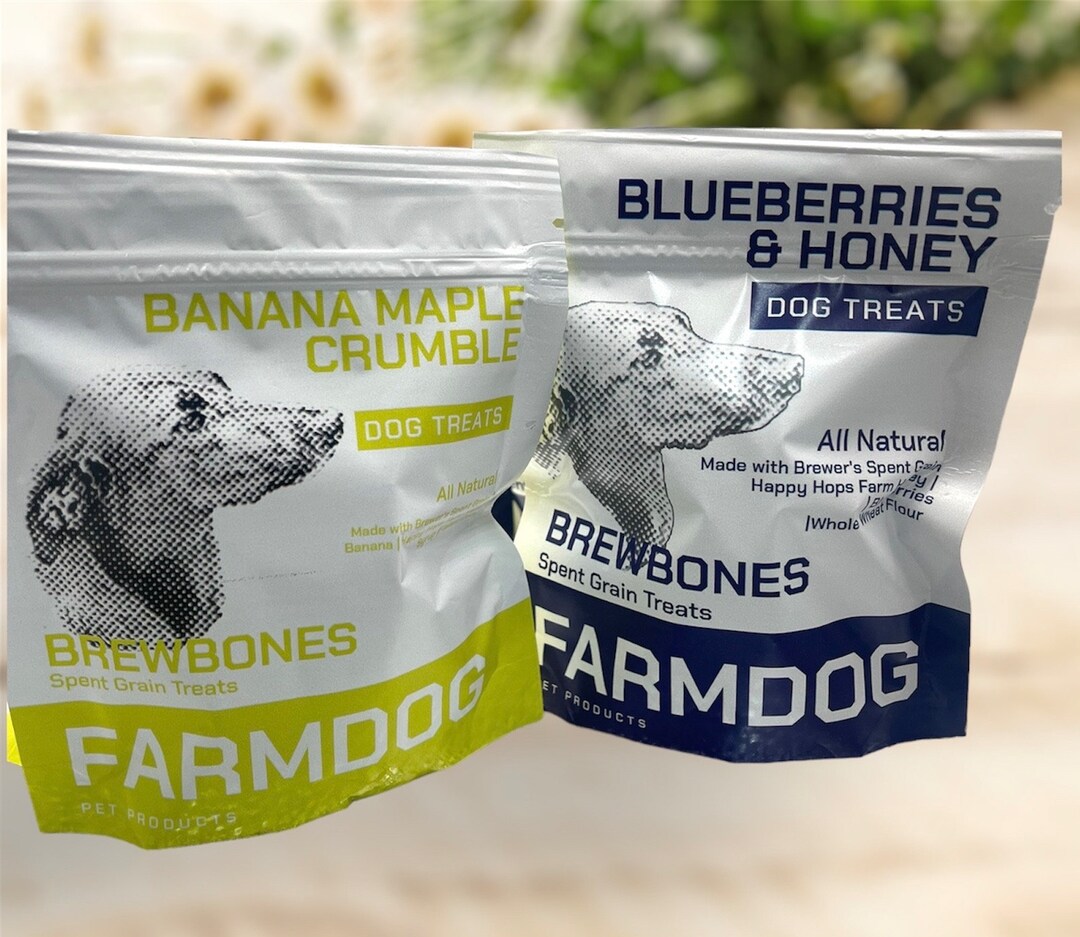 Brewer's Grain Biscuits Small Bites /dog Treats Brew Bites