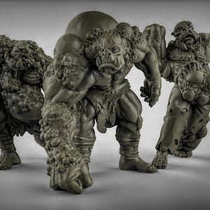 Chaos Orc 3D Printed Resin Miniature | Tabletop Role Playing | Dungeons and Dragons | Pathfinder Miniatures | Wargaming