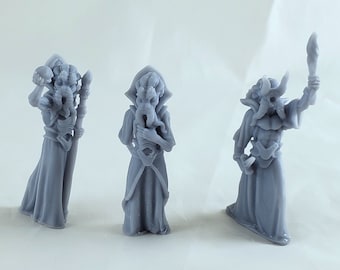 Cthulhu Cultist 3D Printed Resin Miniature Tabletop Role Playing - Main Image
