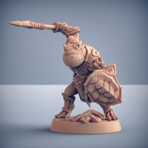 Swamp Gurundas Toads V2 3D Printed Resin Miniature | Tabletop Role Playing | Dungeons and Dragons | Pathfinder | Wargaming