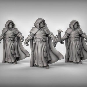 Warforged Ranger 3D Printed Resin Miniature Set  | Tabletop Role Playing | Dungeons and Dragons | Pathfinder Miniatures | Wargaming