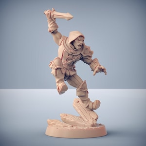 Thieves Guild Adept v3 3D Printed Resin Miniature | Tabletop Role Playing | Dungeons and Dragons | Pathfinder Miniatures | Wargamin