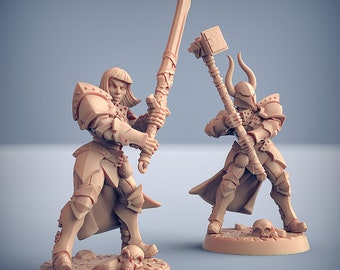 Elena Fighters Guild Miniature – Dungeons & Dragons Tabletop RPG Role Playing Figure