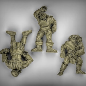 Dead Orcs 3D Printed Resin Miniature Set | Tabletop Role Playing | Dungeons and Dragons | Pathfinder Miniatures | Wargaming