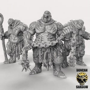 Chaos Scarred Ones  (all 3 sculpts) 3D Printed Resin Miniature | Tabletop Role Play | Dungeons & Dragons | Pathfinder Mini | Wargame