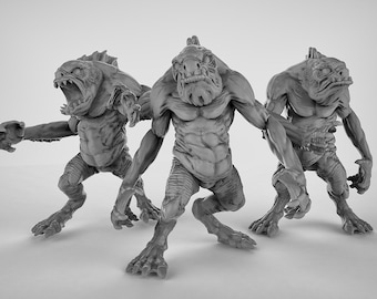 Deepones 3D Printed Resin Miniature | Tabletop Role Playing | Dungeons and Dragons | Pathfinder Miniatures | Wargaming