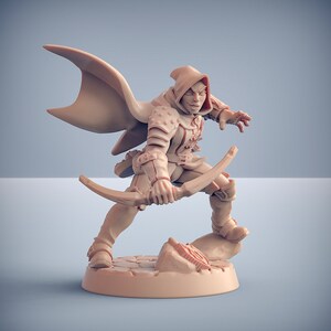 Thieves Guild Adept v5 3D Printed Resin Miniature | Tabletop Role Playing | Dungeons and Dragons | Pathfinder Miniatures | Wargamin