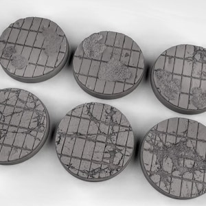 Brick Miniature Base Set 3D Printed Resin Miniature | Tabletop Role Playing | Dungeons and Dragons | Pathfinder Miniatures | Wargaming