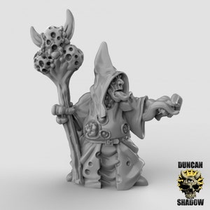 Plague Demon Summoner 3D Printed Resin Miniature | Tabletop Role Playing | Dungeons and Dragons | Pathfinder Miniatures | Wargaming