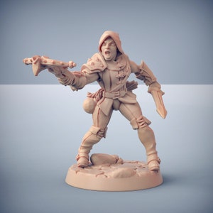 Thieves Guild Adept v6 3D Printed Resin Miniature | Tabletop Role Playing | Dungeons and Dragons | Pathfinder Miniatures | Wargamin