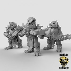 Armored Owls with crossbows 3D Printed Resin Miniature | Tabletop Role Playing | Dungeons and Dragons | Pathfinder Miniatures | Wargaming