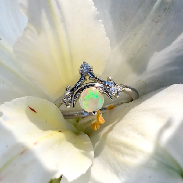 Witchy Engagement Ring - Etsy