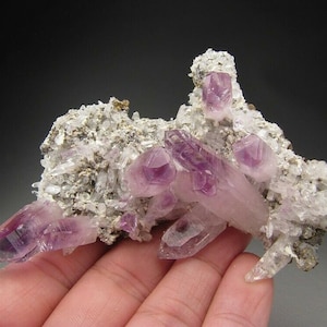 Gemmy Rich Violet vera Cruz Amethyst Crystal Specimen