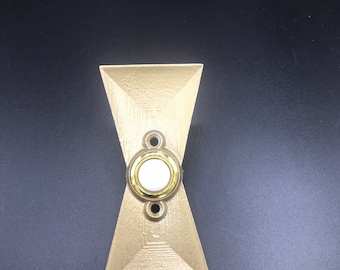 Modernist Midcentury Hourglass Doorbell Atomic