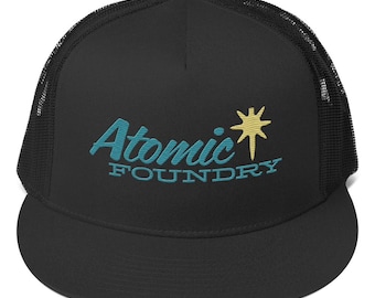 Atomc Foundry Trucker Hat - Retro style - Rockabilly - Midcentury Modern
