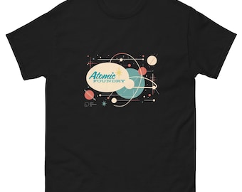 Atomic Foundry T-Shirt – Retro Mid-Century Modern Graphic Tee