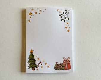 A6 Notepad Christmas - 50 Sheets - To Do List Stationery