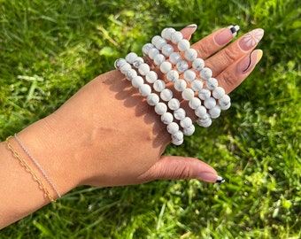 Pulsera Howlita Blanca