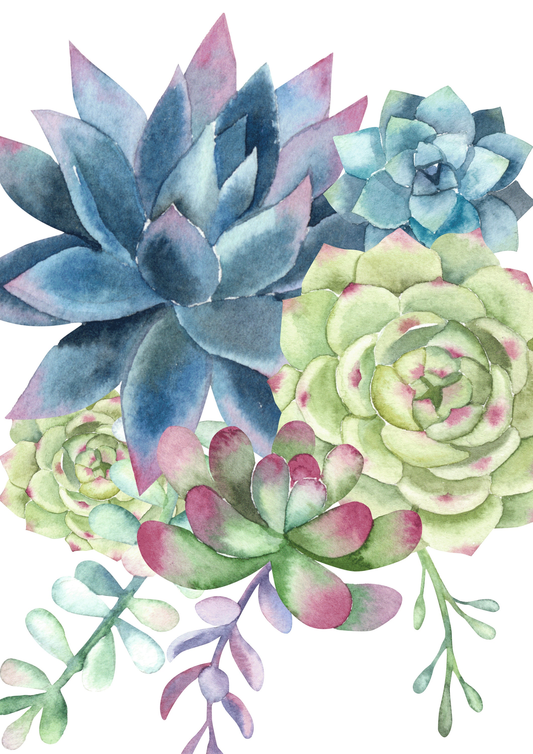 Love grows here cactus print cactus decor cacti printable printable art home wall decor watercolor cactus watercolor succulents