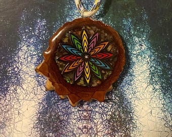 Mandala Pinecone Pendant