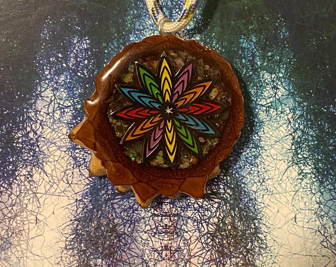 Mandala Pinecone Pendant