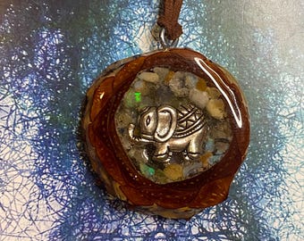 Elephant Pinecone Pendant