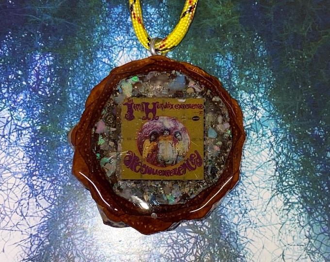Jimi Hendrix Pinecone Pendant