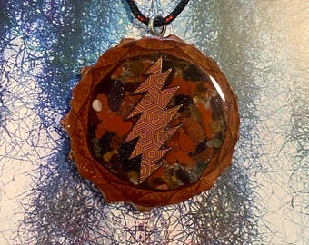 Greatful Dead Pinecone Pendant
