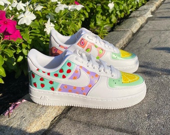 Nikes temáticas frutas / Zapatillas pintadas - Etsy México