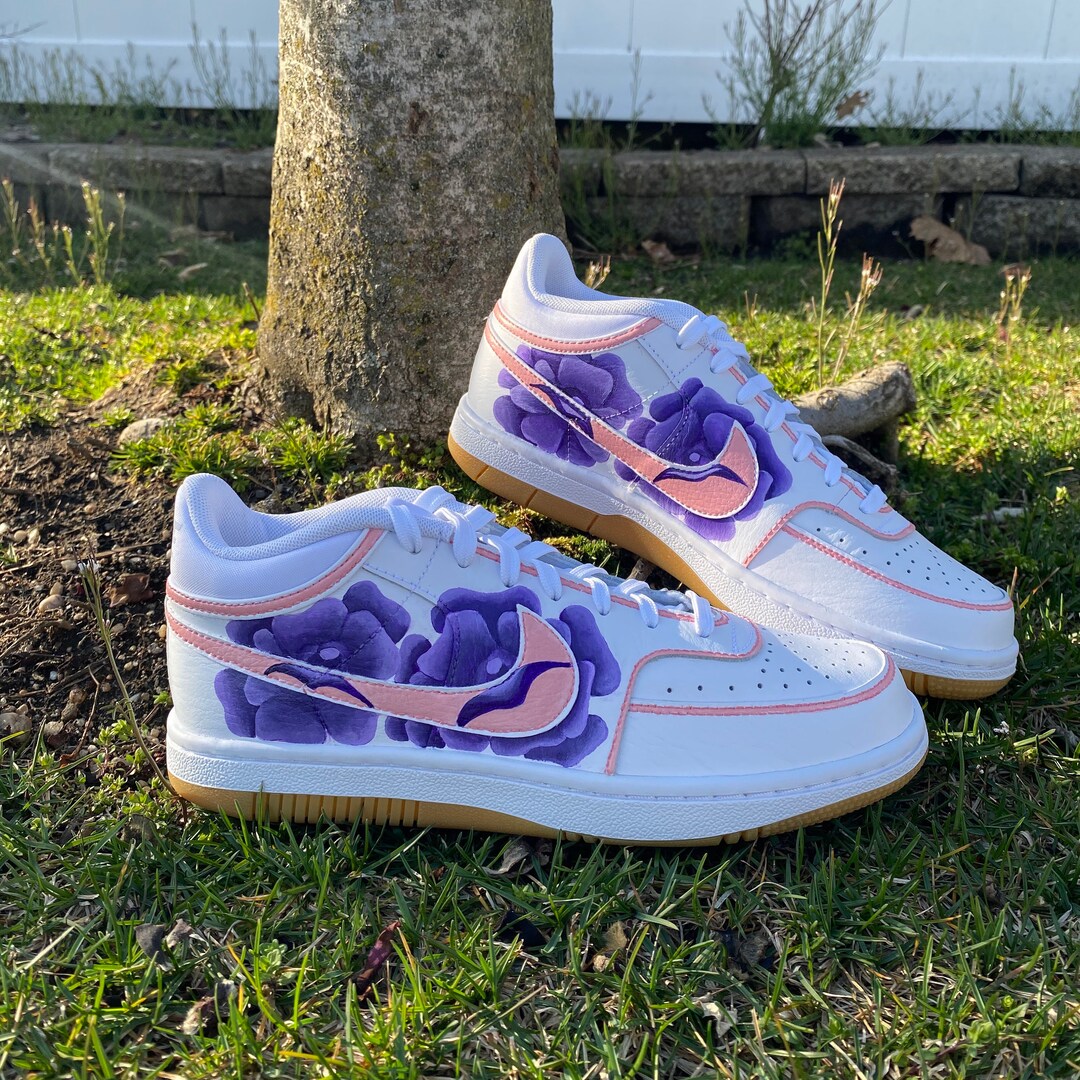 custom rose nikes