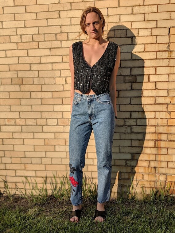 vintage calvin klein high waisted jeans