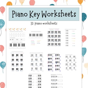 Piano Worksheets  Music Worksheets Piano Class Activity  Music Education Music theory worksheets beginning piano worksheets beginners piano