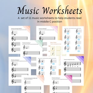 Music Worksheets piano printable homeschool printable music lessons piano lessons