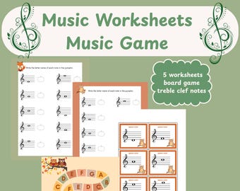 Music Worksheets Music game music lesson activity Group piano lessons Piano class activity Music printable homeschool music piano game