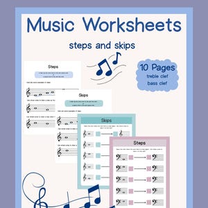 Music Worksheets Music Theory worksheets Piano lessons Music lessons Homeschool music