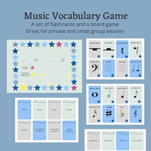 Music Vocabulary game piano game piano flashcards music lessons piano lessons piano activity homeschool piano teachers music games