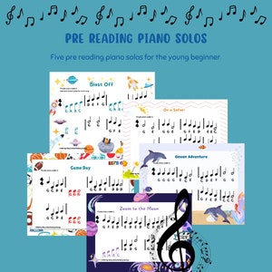 Piano Solos Pre reading beginning piano kindergarten piano homeschool music easy piano solo piano lessons pre k piano beginning piano solos