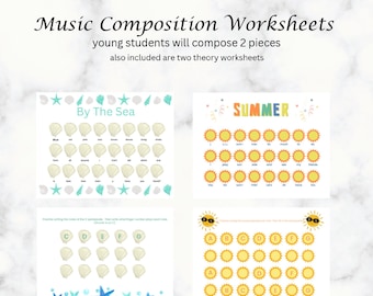 Music Composition Worksheets