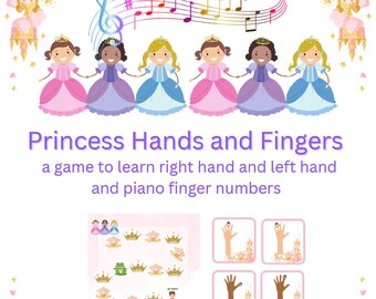 Piano game piano lesson music game music lesson homeschool game music education right hand/left hand kindergarten piano lesson group piano